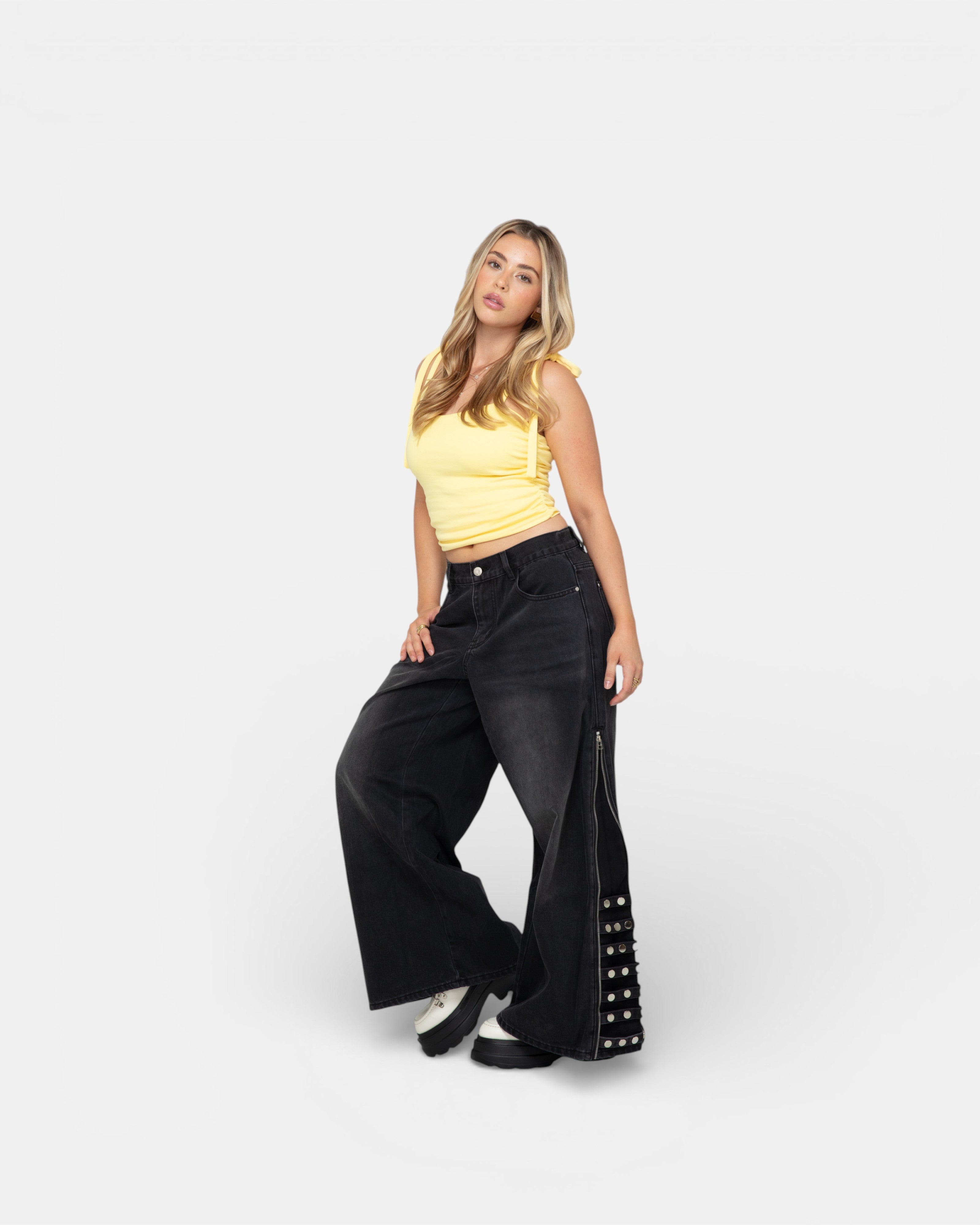 Eden High-Rise Wide-Leg Jeans | PRANSH – Pransh