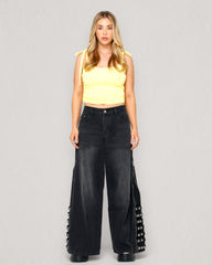 Eden High - Rise Jeans - Midnight Slate - Pransh