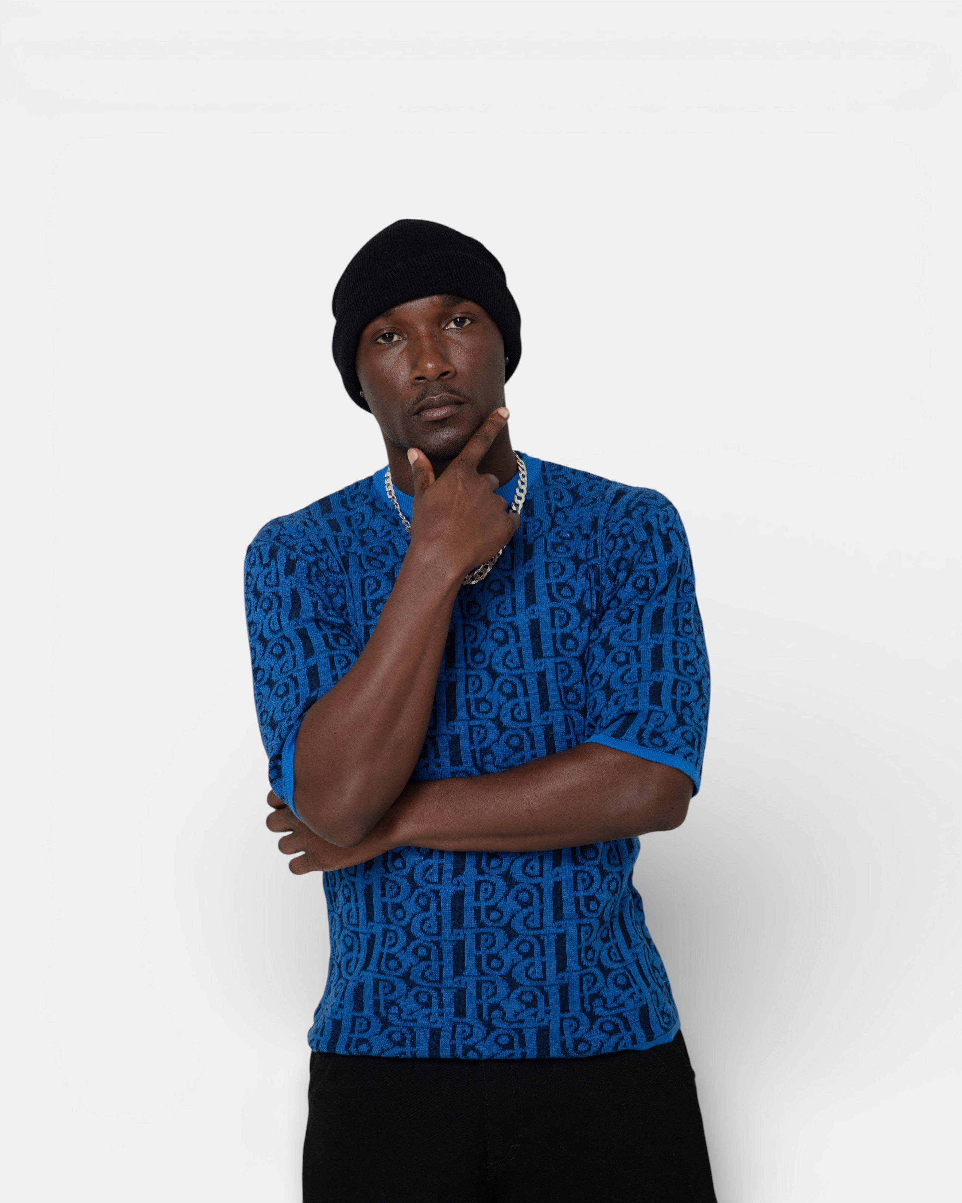 The Jacq-ed Tee – Deep Marine